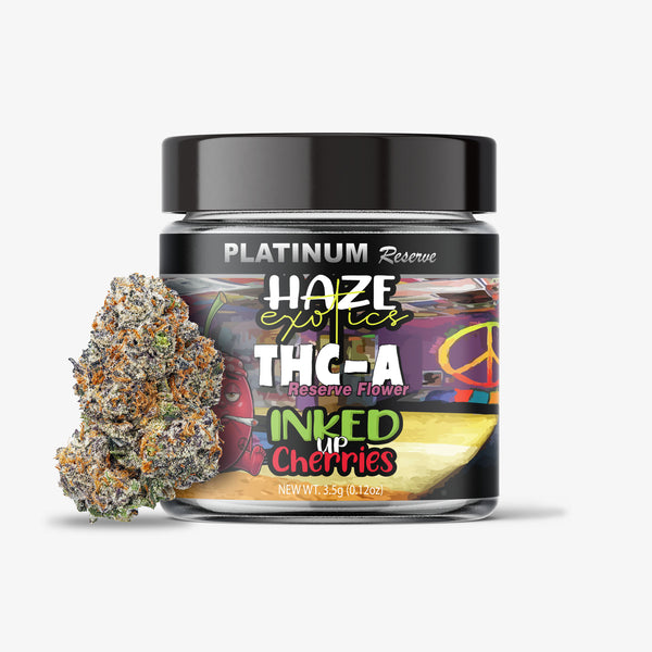 THC-A FLOWER  / INKED UP CHERRIES / HAZE EXOTICS PLATINUM RESERVE
