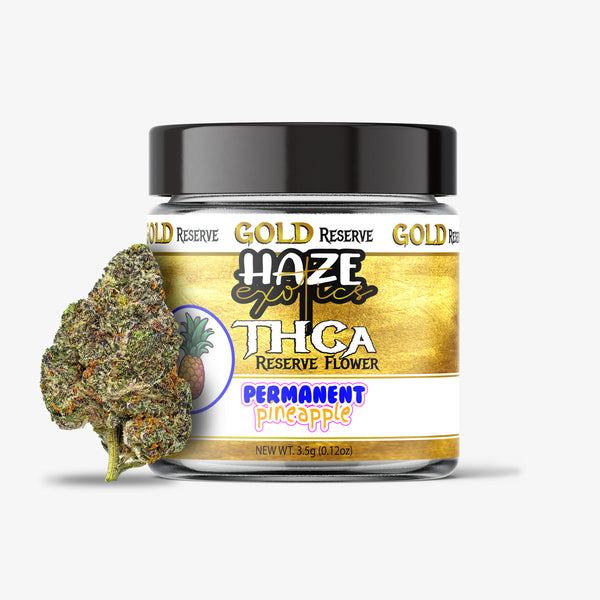 THC-A FLOWER / PERMANENT PINEAPPLE / HAZE EXOTICS GOLD RESERVE