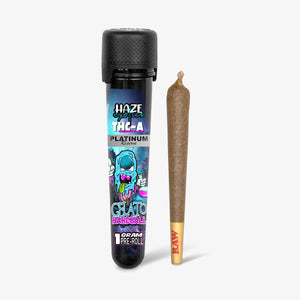 haze exotics platinum reserve thc-a flower gelato hardball 1 gram preroll