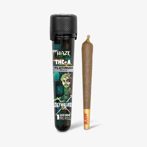 haze exotics platinum reserve thc-a flower skywalker og 1 gram preroll