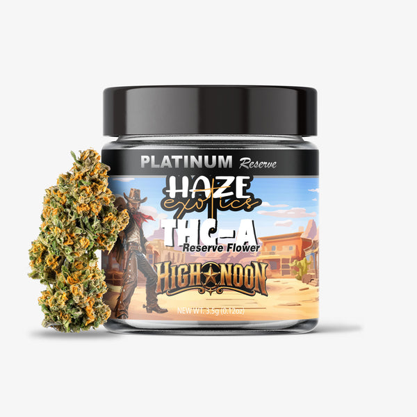 THC-A FLOWER  / HIGH NOON/ HAZE EXOTICS PLATINUM RESERVE