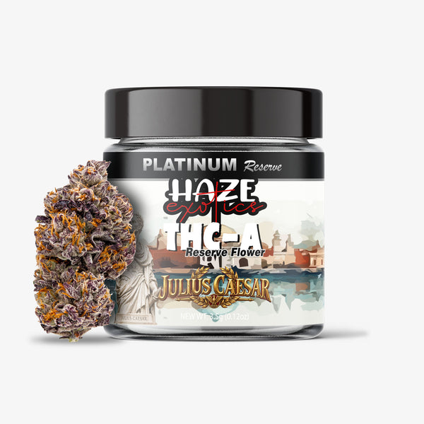 THC-A FLOWER  / JULIUS CAESAR/ HAZE EXOTICS PLATINUM RESERVE