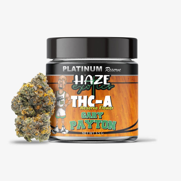 haze exotics platinum reserve thc-a flower gary payton