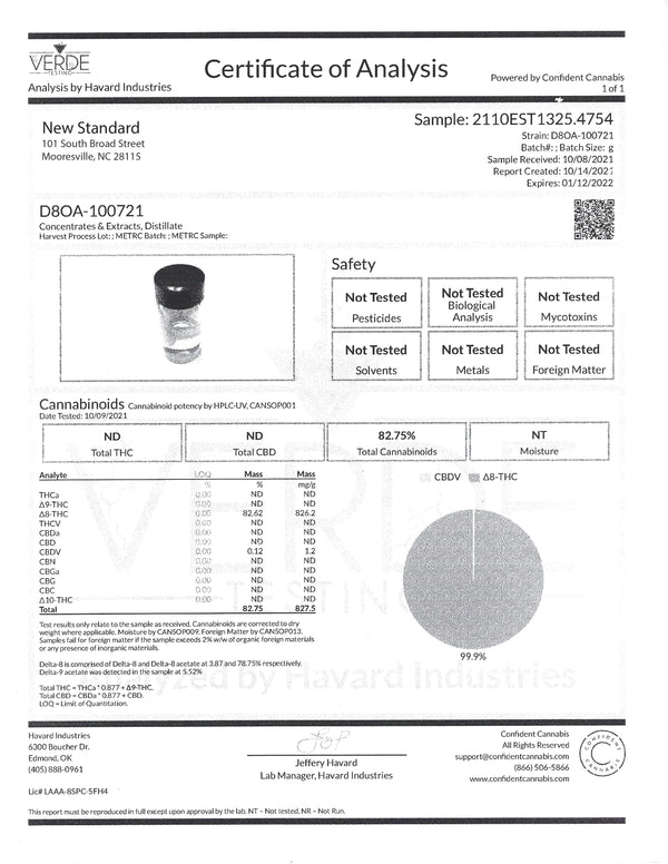 mota thc-o catridge northern lights coa