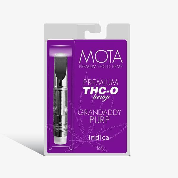 mota thc-o grandaddy purp cartridge