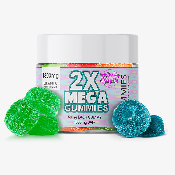 turnt delta 8 thc assorted gummies 60mg 30ct